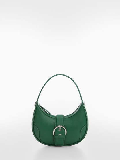 Buckle bag with double handle