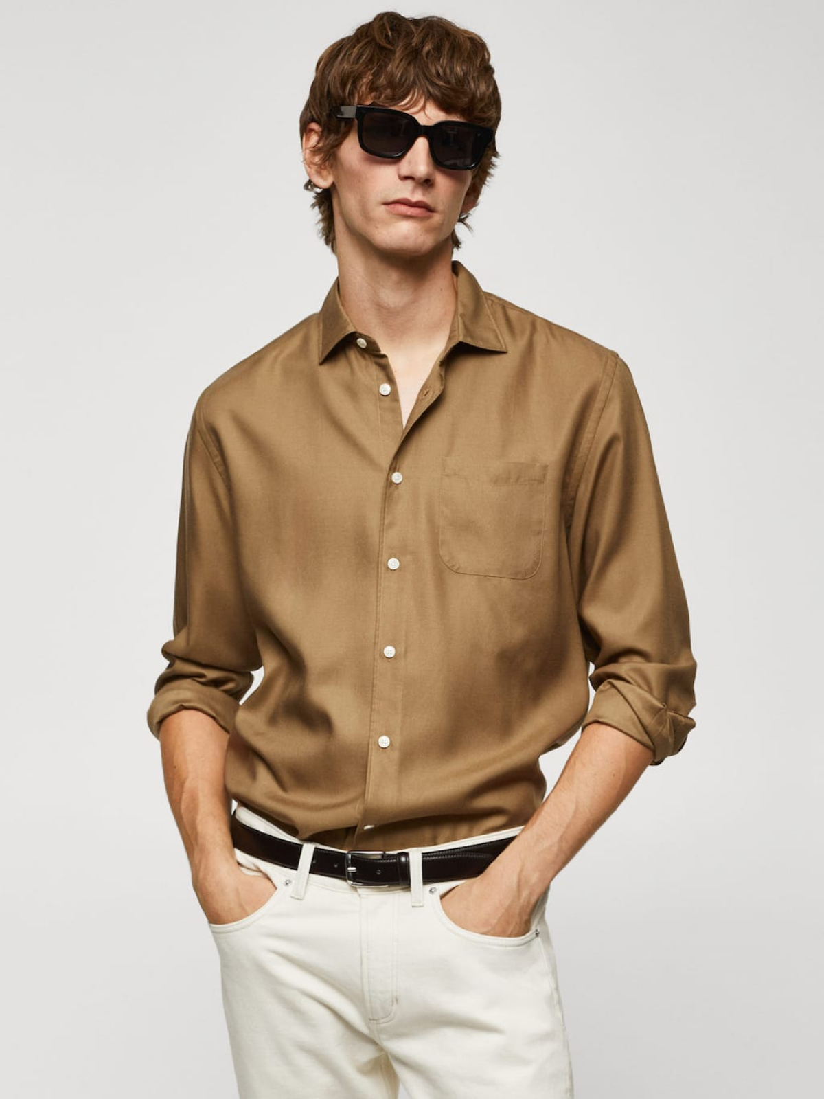 100% tencel shirt with pocket
