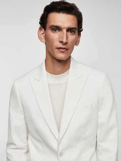 Slim fit corduroy blazer